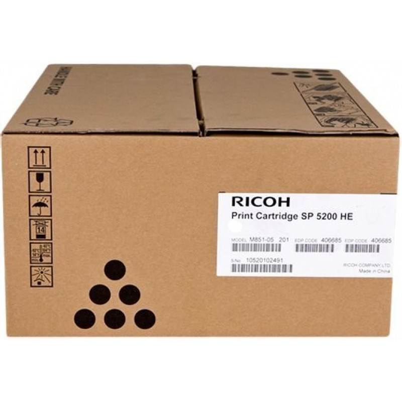 Картридж Ricoh 821229 (черный, тип SP5200HE, 25000 стр.)
