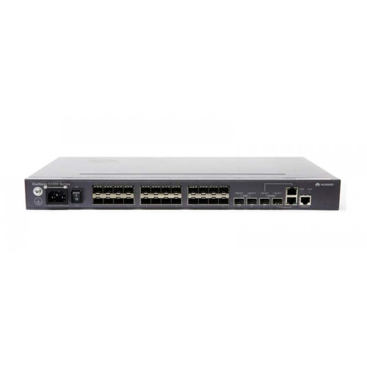 Коммутатор Huawei LS-S3328TP-EI-AC (24x10/100T, 2 Combo GE, 2 SFP GE slots, AC PSU)