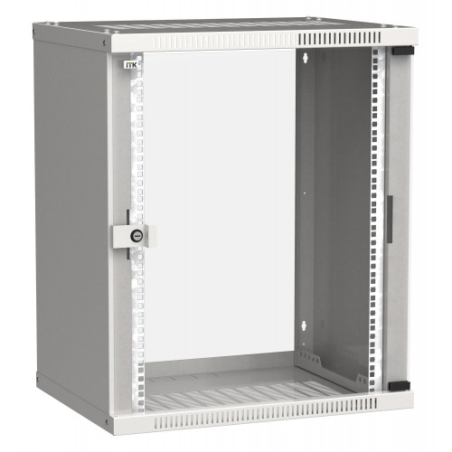 Настенный шкаф ITK LWE3-15U64-GF (600x450мм, пер.дв.стекл, серый, 50 кг, IP20)