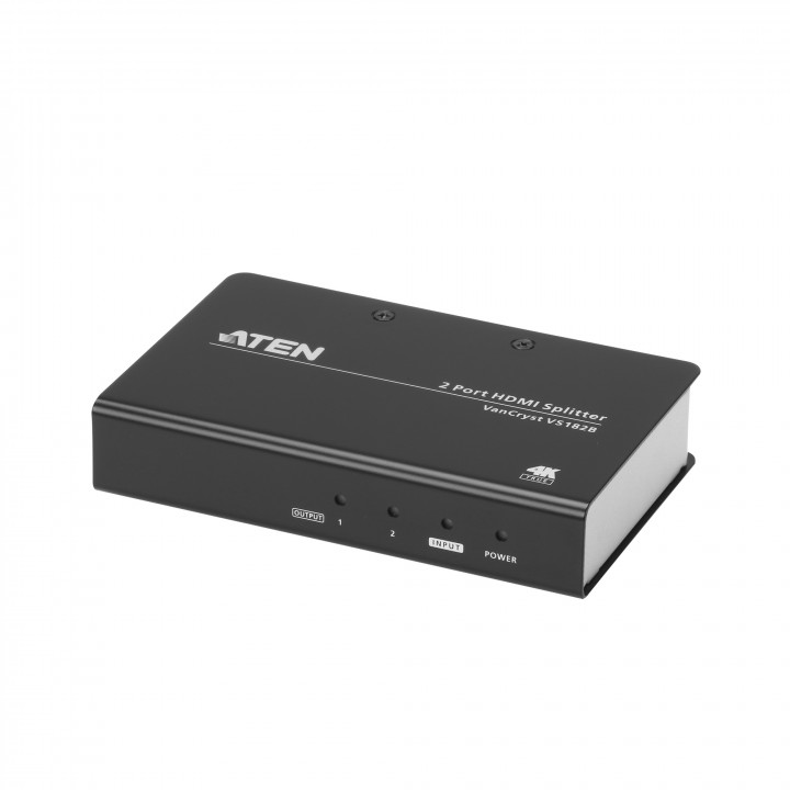 Разветвитель HDMI True 4K ATEN VS182B-AT-G (2-портовый, 4K@60Гц, HDMI 2.0)