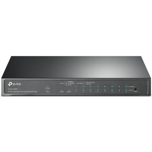 Коммутатор TP-Link TL-SG1210MPE (10 портов, 8 PoE+, 123 Вт, SFP)