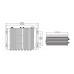 Многослотовый встраиваемый компьютер Axiomtek UST500-517-FL-16RJ-4SATA-TDC (безвентиляторный, LGA1151, 16xPoE, -40...+70°C)
