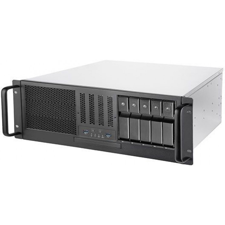 Серверный корпус Silverstone G59RM41H0800020 (4U, ATX/mATX/mITX, 5x3.5" Hot-swap, 2x2.5")