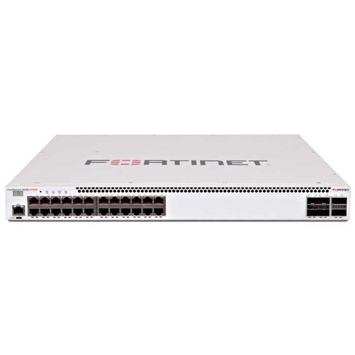 Коммутатор Fortinet FS-524D (24x GE, 4x 10GE SFP+, 2x 40GE QSFP+)