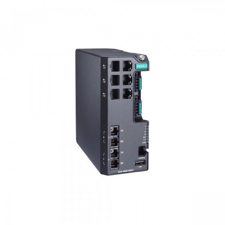Промышленный коммутатор MOXA EDS-4008-2MSC-LV-T (6x10/100BaseT, 2x100BaseFX MM SC) Промышленный коммутатор MOXA EDS-4008-2MSC-LV-T (6x10/100BaseT, 2x100BaseFX MM SC)