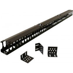 Кабельный органайзер Hyperline CMF-OTR-42U-89x106-C-RAL9005 Кабельный органайзер Hyperline CMF-OTR-42U-89x106-C-RAL9005
