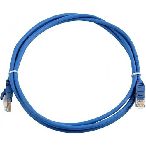 Коммутационный шнур NIKOMAX NMC-PC4UD55B-001-BL (U/UTP, Cat.5e, 100МГц, 2xRJ45, 0.15м, PVC, синий)