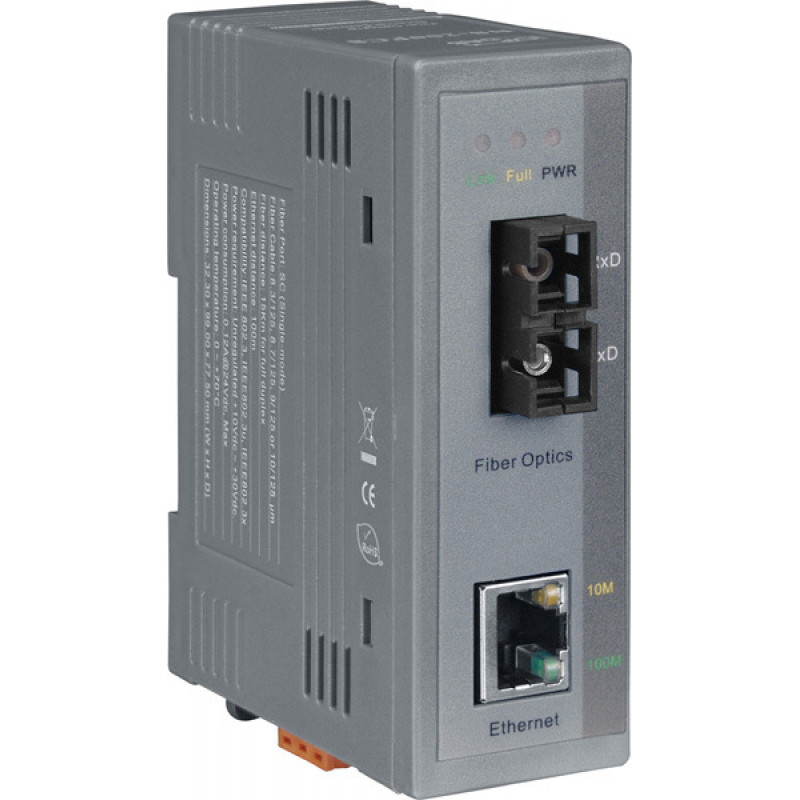 Медиаконвертер ICP DAS NS-200FCS CR