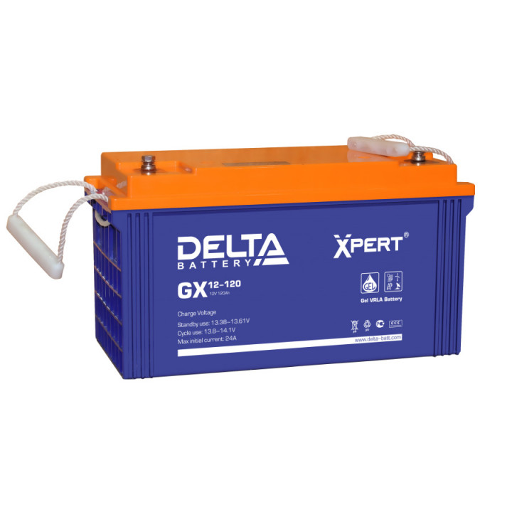 Аккумуляторная батарея Delta GX 12-120 (GEL, 12В 120Ач) Аккумуляторная батарея Delta GX 12-120 (GEL, 12В 120Ач)