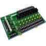 Плата ICP DAS DB-16P8R/DIN CR (выносная, 16 цифровых входов, 8 реле, монтаж на DIN-рейку + CA-5015)