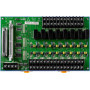 Плата ICP DAS DB-16P8R/DIN CR (выносная, 16 цифровых входов, 8 реле, монтаж на DIN-рейку + CA-5015)
