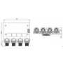 Модуль Cincoze CMI-M12LAN01/UB1010 (4xGbE LAN, 1x универсальный кронштейн, разъемы М12)