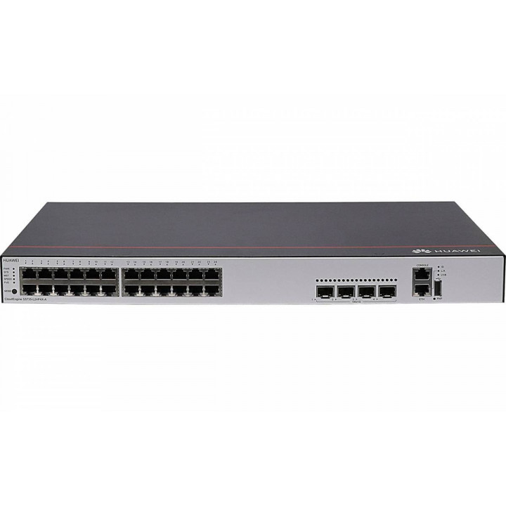 Коммутатор Huawei S5735S-L24T4S-A (24x1GbE, 4x1Gb SFP)
