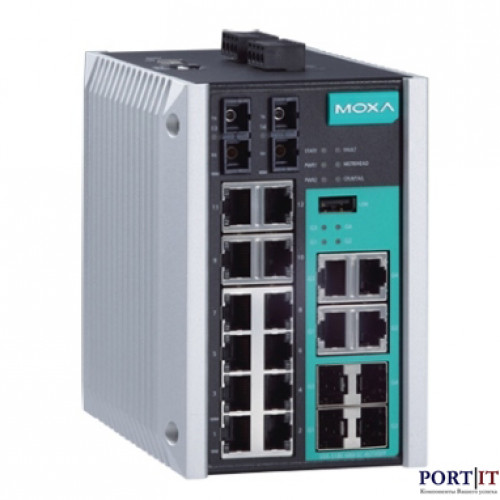 Управляемый коммутатор MOXA EDS-518E-SS-SC-4GTXSFP