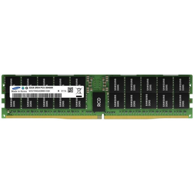 Оперативная память 32GB DDR5 4800MHz Samsung ECC RDIMM (M321R4GA0BB0-CQK)