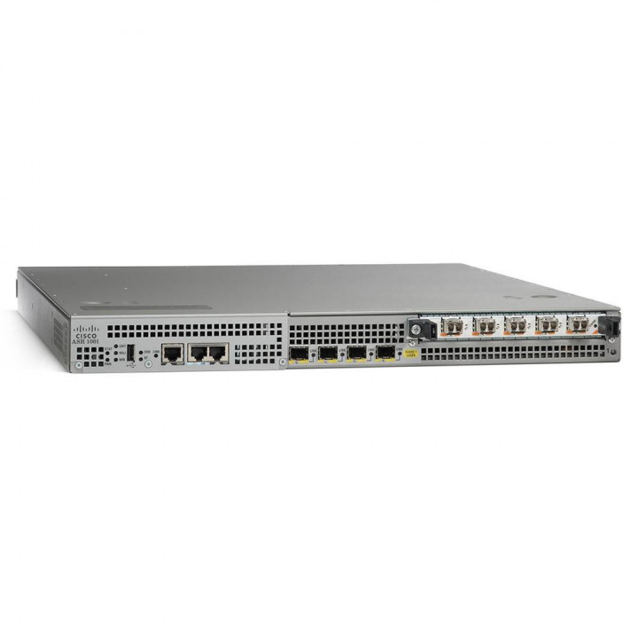 Маршрутизатор Cisco ASR1001 (ASR1001-X Chassis, 6 built-in GE, Dual P/S, 8GB DRAM) Маршрутизатор Cisco ASR1001 (ASR1001-X Chassis, 6 built-in GE, Dual P/S, 8GB DRAM)