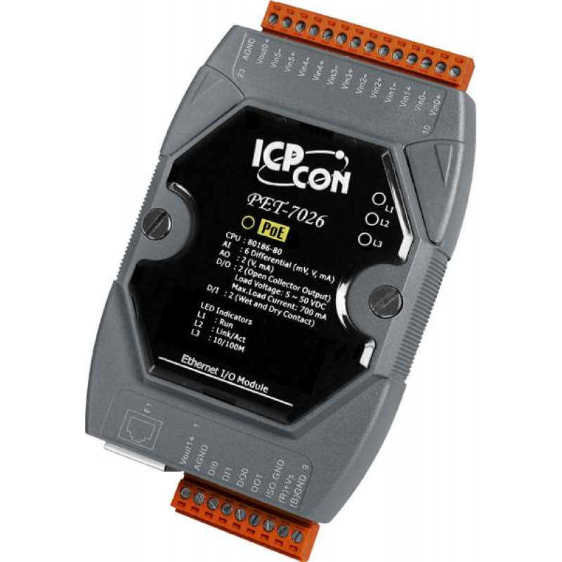 Модуль ICP DAS PET-7026 CR