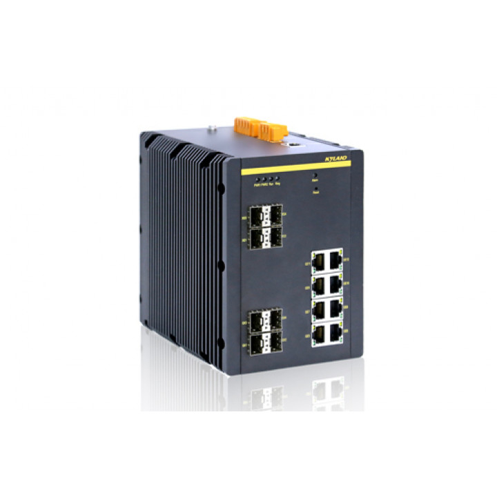 Промышленный коммутатор Kyland SICOM3416G-4X8GX4GE-L1-L1 (управляемый, 4x SFP+ 10G, 8x SFP 1G, 4x RJ45 1G, 2x 48В DC)