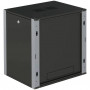 Шкаф коммутационный SYSMATRIX WP 6312.910 (настенный 12U 600x350мм, стеклянная дверь, черный, с боковыми панелями)