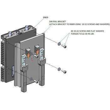 Крепление Cisco IR809-DINRAIL