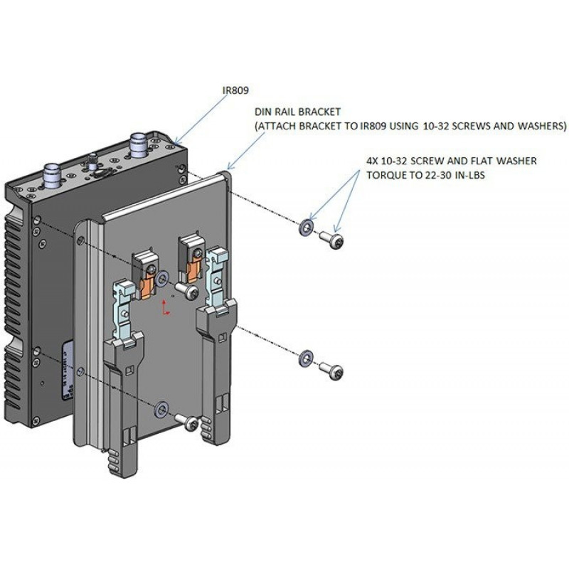 Крепление Cisco IR809-DINRAIL