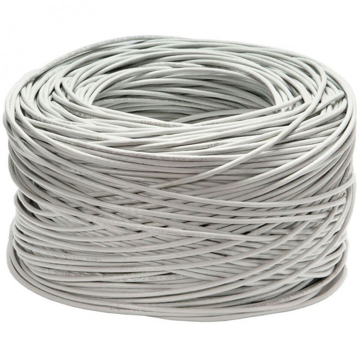 Кабель витая пара Cabeus UTP-4P-CAT.5E-SOLID-LSZH-GY (UTP, Cat.5e, 24 AWG, solid, серый, LSZH, 305м) Кабель витая пара Cabeus UTP-4P-CAT.5E-SOLID-LSZH-GY (UTP, Cat.5e, 24 AWG, solid, серый, LSZH, 305м)