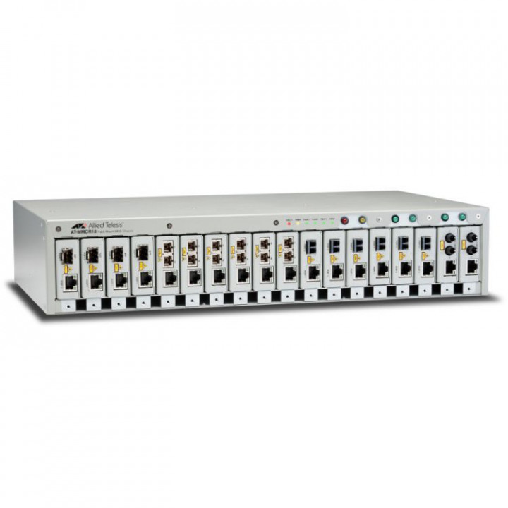 Шасси Allied Telesis AT-MMCR18-60 (19", 18 слотов, AC PSU) Шасси Allied Telesis AT-MMCR18-60 (19", 18 слотов, AC PSU)