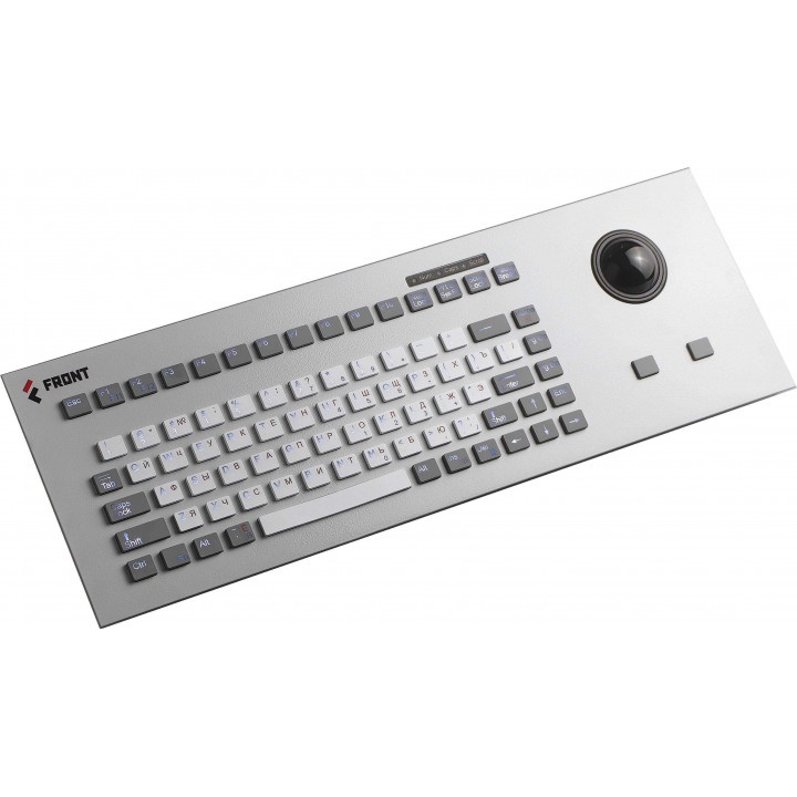 Промышленная клавиатура Ниеншанц-Автоматика FRONT Key 405TB [BL-USB] (силиконовая, трекбол 38мм, IP65, USB)