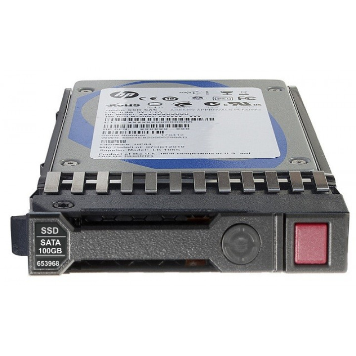 Жесткий диск HPE 653122-B21 (100GB, SATA 3G, 3.5", MLC, SSD) Жесткий диск HPE 653122-B21 (100GB, SATA 3G, 3.5", MLC, SSD)