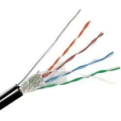 Кабель витая пара FTP кат.5e LANMASTER LAN-5EFTP-OUT Кабель витая пара FTP кат.5e LANMASTER LAN-5EFTP-OUT