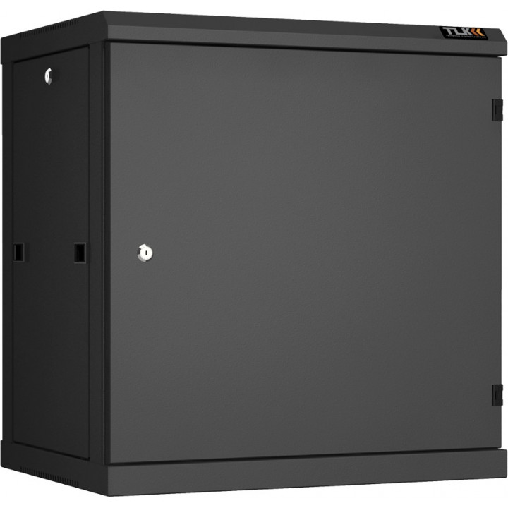 Шкаф TLK TWC-126045-R-M-BK (настенный, 19", 12U, металлическая дверь, 600x636x450 мм)