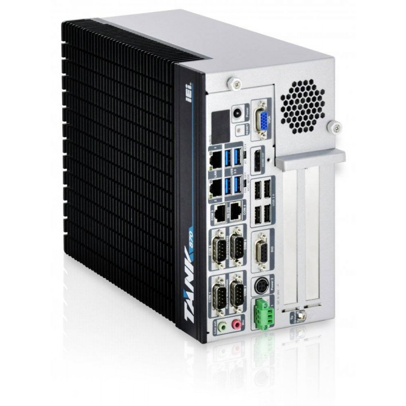 Многослотовый встраиваемый компьютер IEI TANK-870-Q170i-i5/4G/2B (Intel Core i5-6500TE, 4 Гб DDR4, 2xGbE, RAID 0/1)