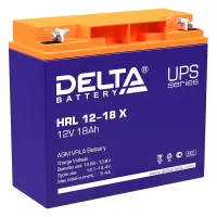 Аккумуляторная батарея AGM 12В 18Ач Delta HRL 12-18 X