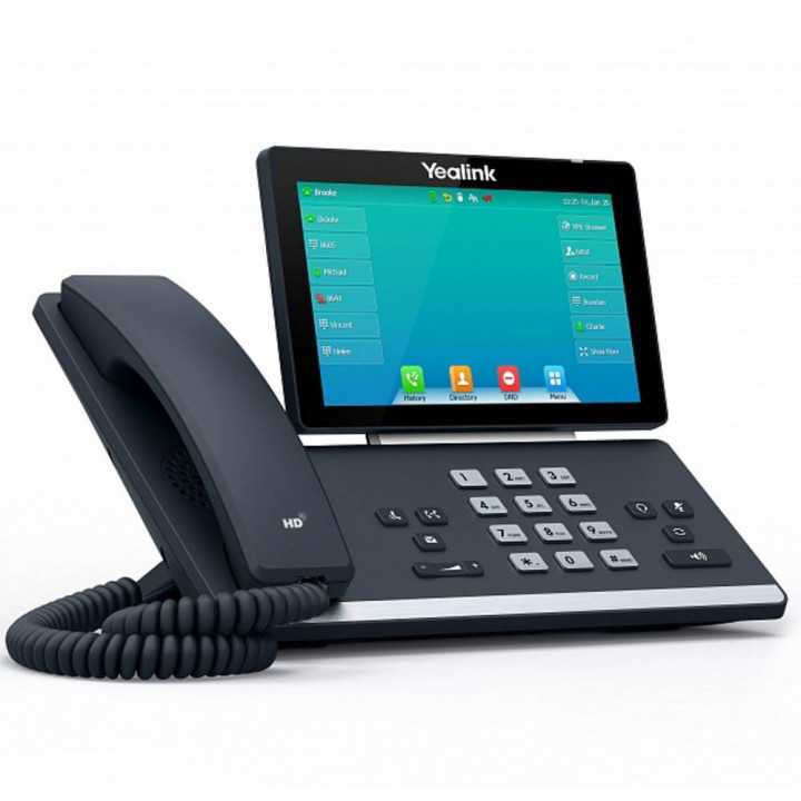 IP-телефон Yealink SIP-T57W (сенсорный экран, WiFi, Bluetooth, GigE) IP-телефон Yealink SIP-T57W (сенсорный экран, WiFi, Bluetooth, GigE)
