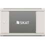 Шкаф настенный телекоммуникационный Бастион SKAT TB-15W660GF-G (15U, 600x600x770мм, стеклянная дверь)
