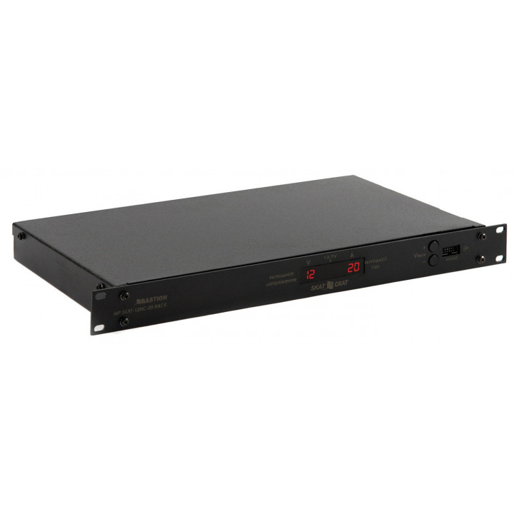 Модуль питания постоянного тока Бастион SKAT-12DC-20 RACK (12В, 20А, 1U) Модуль питания постоянного тока Бастион SKAT-12DC-20 RACK (12В, 20А, 1U)