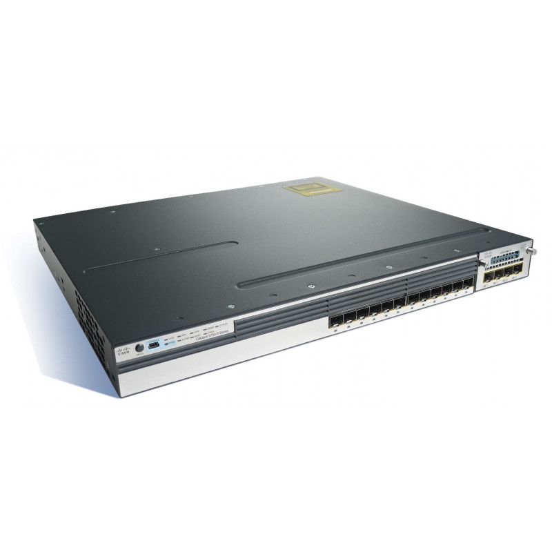 Коммутатор Cisco WS-C3750X-12S-E (12xSFP, до 10 Гбит/с, PoE, IP Services)