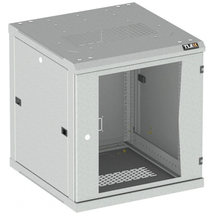 Шкаф TLK TWC-126060-R-G-GY (настенный разборный, 12U, стеклянная дверь, серый) Шкаф TLK TWC-126060-R-G-GY (настенный разборный, 12U, стеклянная дверь, серый)