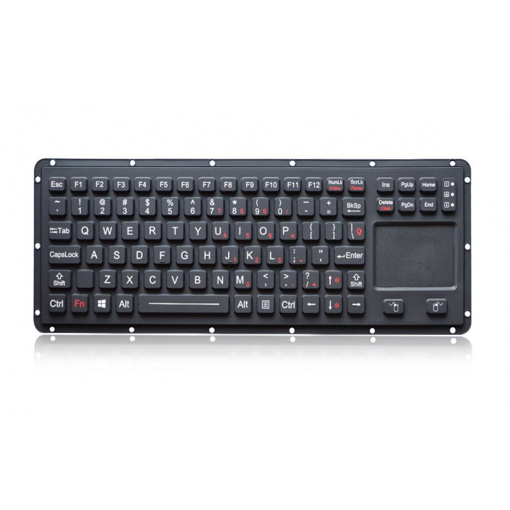 Промышленная клавиатура Key Technology K-TEK-M315TP-FN-MS-BL-NV-151B-US/RU-USB (встраиваемая, русифицированная, IP65, 89 клавиш, тачпад, белая подсветка, MIL-STD-461G, MIL-STD-810F, USB) Промышленная клавиатура Key Technology K-TEK-M315TP-FN-MS-BL-NV-151B-US/RU-USB (встраиваемая, русифицированная, IP65, 89 клавиш, тачпад, белая подсветка, MIL-STD-461G, MIL-STD-810F, USB)