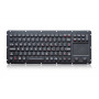 Промышленная клавиатура Key Technology K-TEK-M315TP-FN-MS-BL-NV-151B-US/RU-USB (встраиваемая, русифицированная, IP65, 89 клавиш, тачпад, белая подсветка, MIL-STD-461G, MIL-STD-810F, USB)