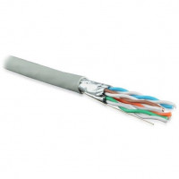 Кабель Hyperline UFTP4-C6-S23-IN-LSZH-GY-500