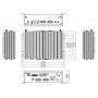 Компактный встраиваемый компьютер NEXCOM NISE105A (Intel Atom E3826, 8 Гб DDR3L, DVI-I/HDMI, 2xGbE)