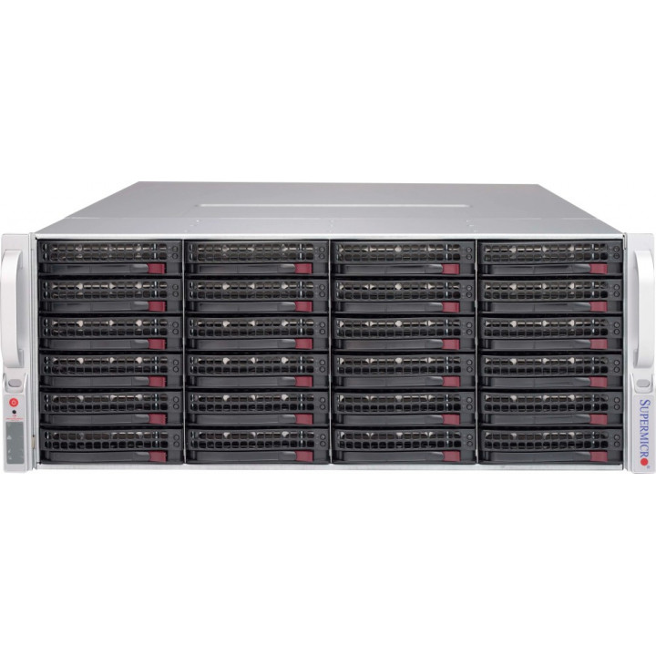 Корпус для системы хранения Supermicro CSE-847E2C-R1K23JBOD (4U, 2x1200W, 44x3.5" HDD, Dual SAS3)