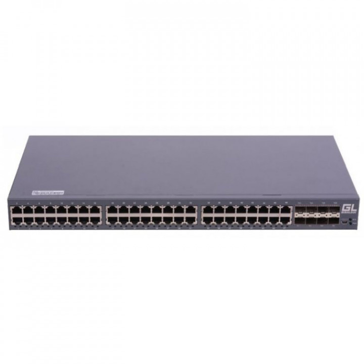 Управляемый коммутатор NIKOMAX (GIGALINK) GL-SW-G204-56TC (48x10/100/1000BaseT, 8xSFP+ 10G)
