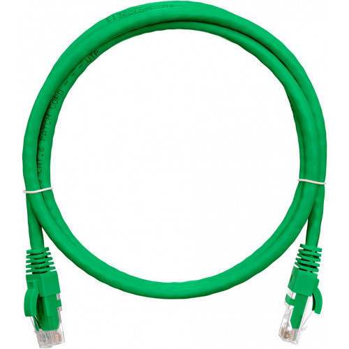 Коммутационный шнур NIKOMAX NMC-PC4UE55B-015-C-GN (U/UTP, Cat.6, 250МГц, 2xRJ45, 1.5м, зеленый)