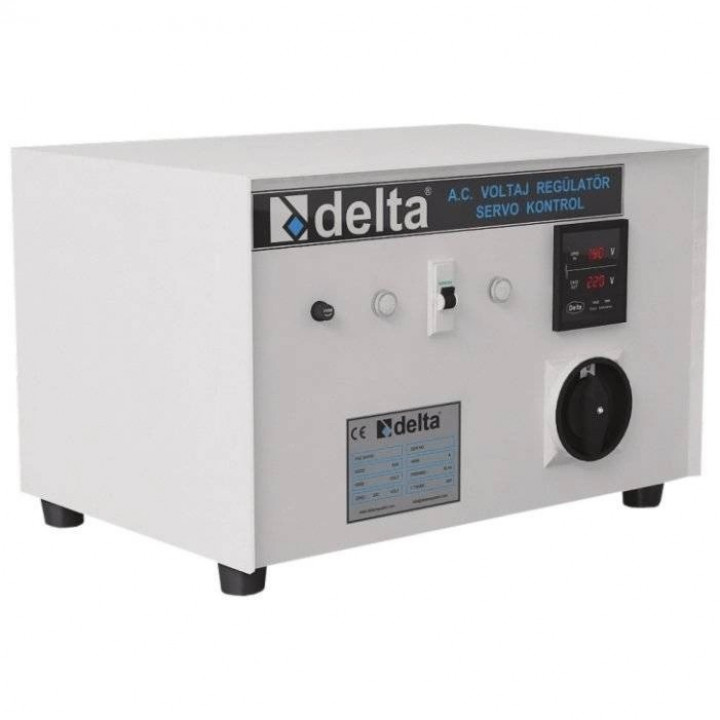 Стабилизатор напряжения Delta DLT SRV 110005 (5 кВА, 270x450x350 мм)
