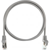 Коммутационный шнур F/UTP 4 пары, кат.5е (Класс D), 100МГц, 2хRJ45/8P8C, NIKOMAX NMC-PC4SD55B-ES-015-C-GY