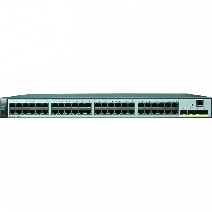 Коммутатор Huawei S5720-52X-LI-AC (48 портов GE, 4 порта 10GE SFP+)