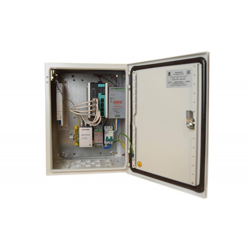 Шкаф телекоммуникационный уличный Ниеншанц-Автоматика FV-BOX-30.40.25-G512 (IP66, с управляемым коммутатором EDS-G512E)