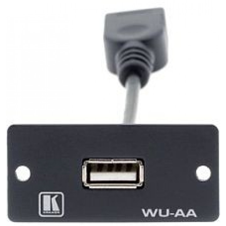 Модуль-переходник USB Kramer WU-AA(B) (розетка А-розетка А, черный)